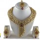 High End Real kundan 22k Gold Plated necklace set 